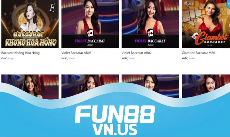 Công thức cá cược Baccarat FUN88 dễ trúng Công thức cá cược Baccarat FUN88 dễ trúng
