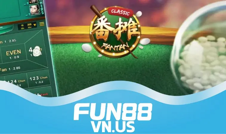 Tỷ lệ cược của Fan Tan cổ điển tại FUN88 Tỷ lệ cược của Fan Tan cổ điển tại FUN88
